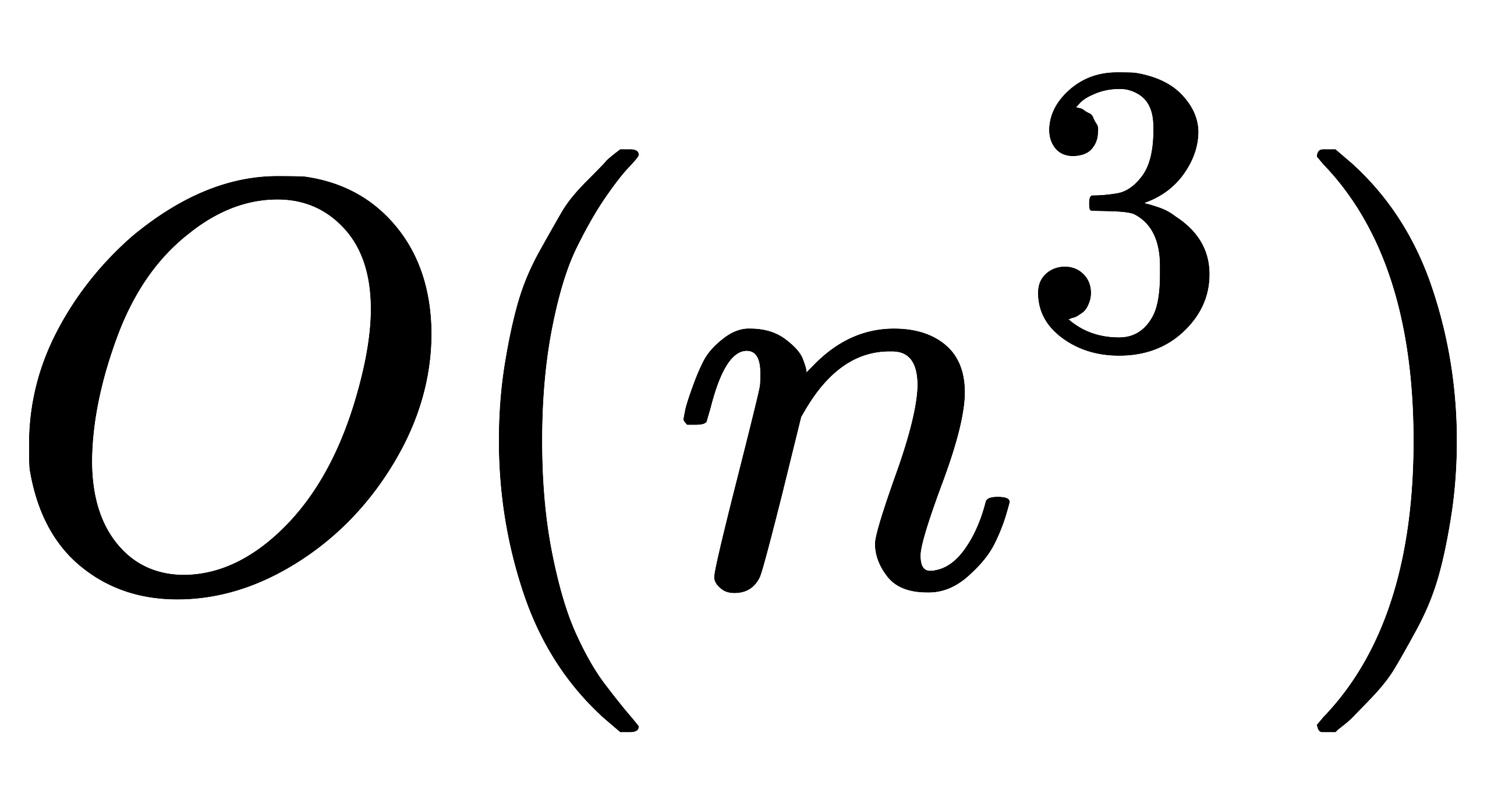 O(n^3)