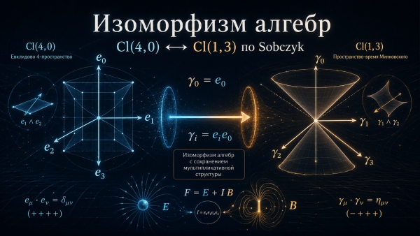 Заметки на полях: изоморфизм геометрических алгебр