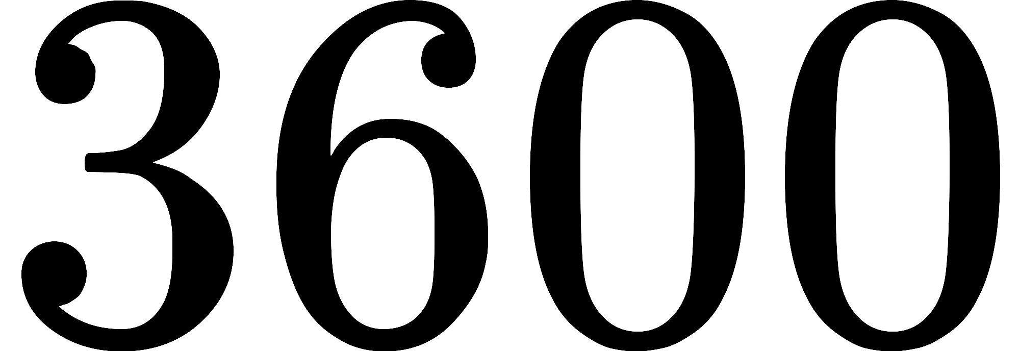 3600