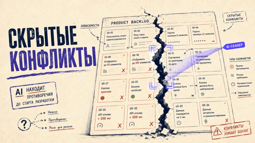 Находим конфликты в пользовательских историях за 10 минут с помощью ИИ