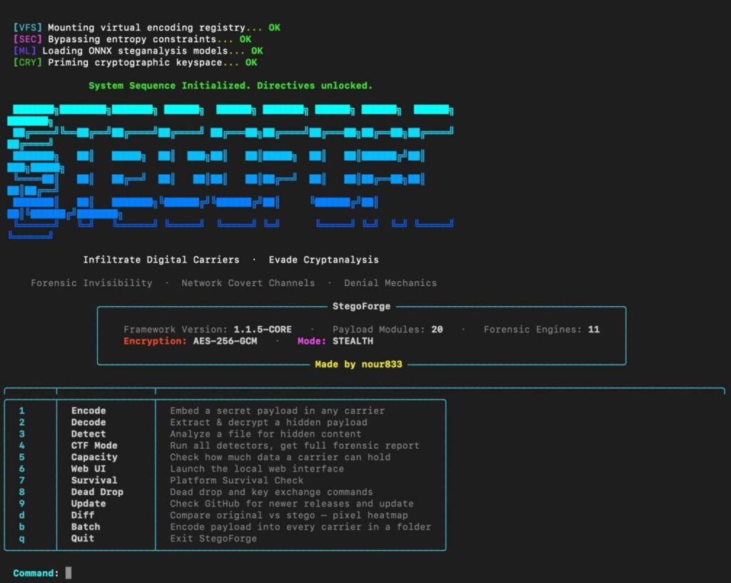 Добавляем максимум защиты важным файлам — инструмент StegoForge прячет любые... 1 ИдеиPRO
