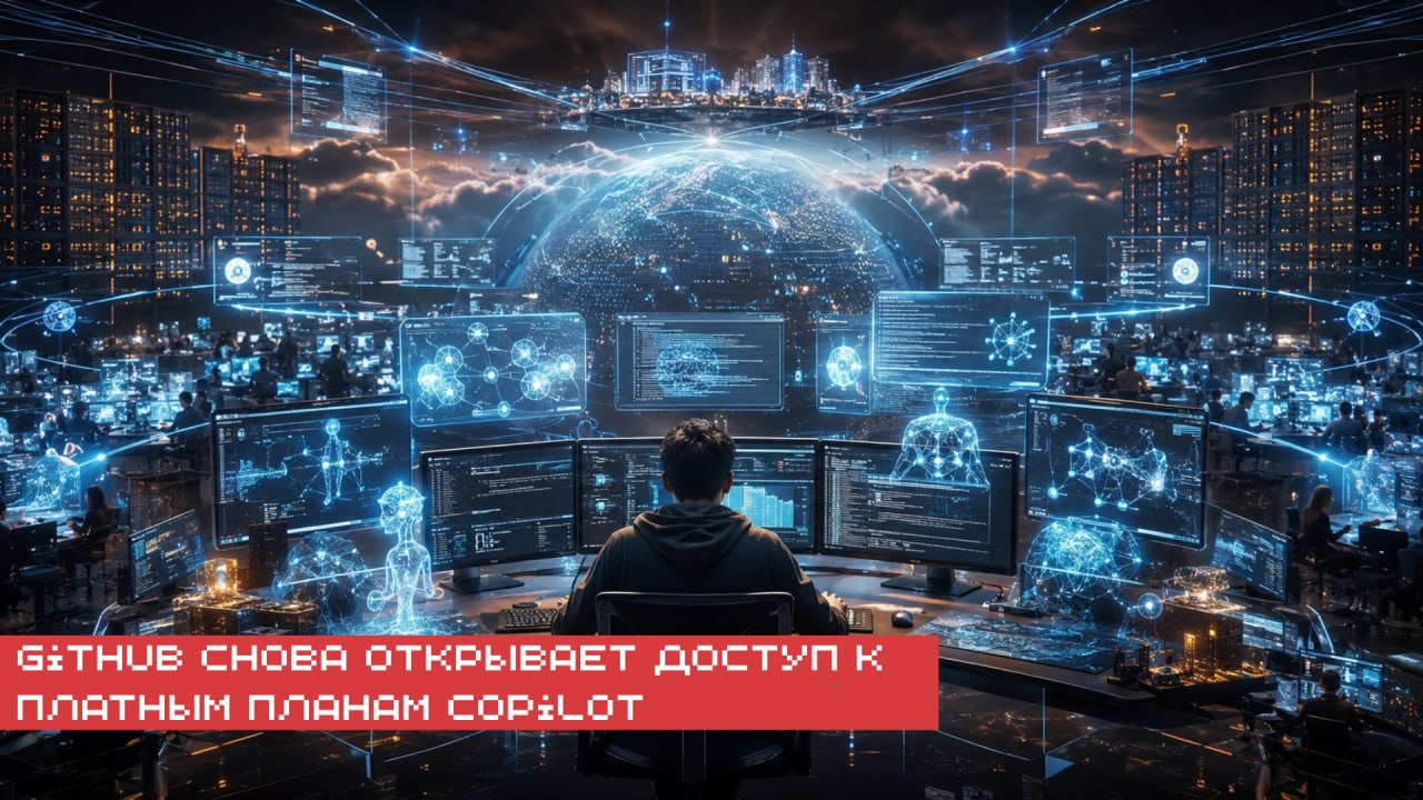 ✅ GitHub объявила о постепенном возобновлении регистрации на персональные тарифы…