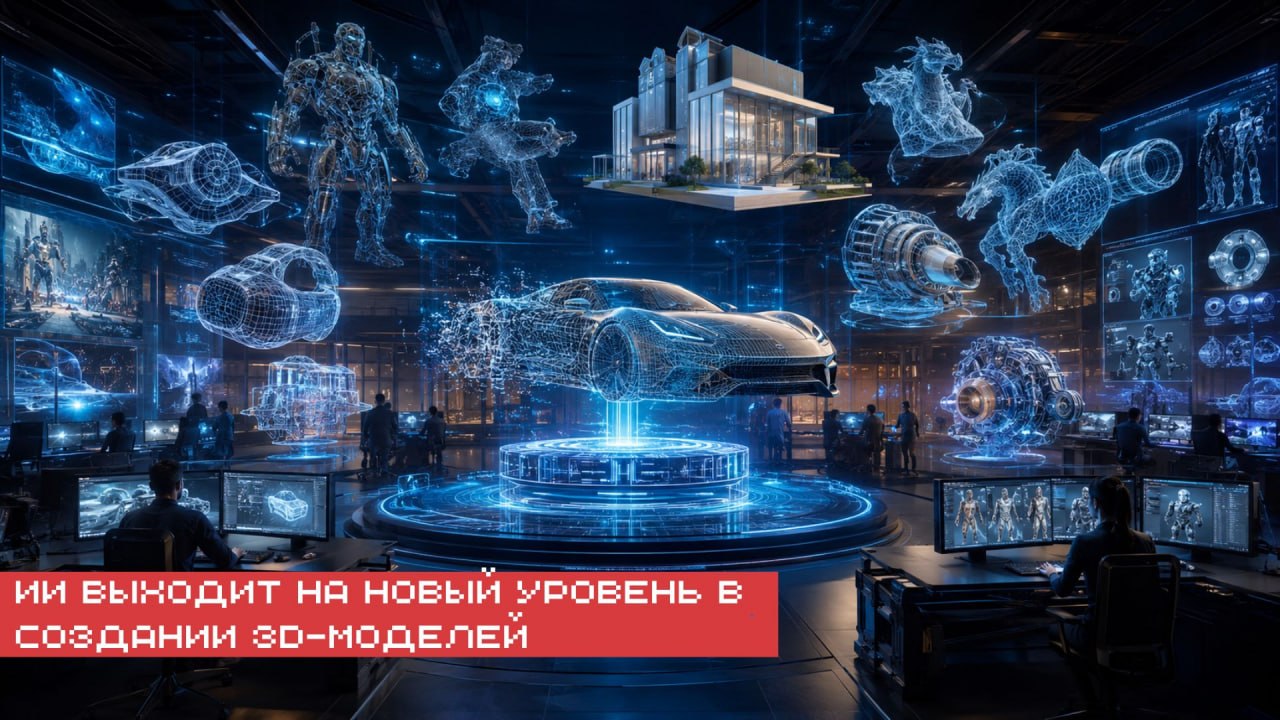 ✅ Hyper3D представила обновление Rodin Gen-2.5 — AI-системы для генерации…