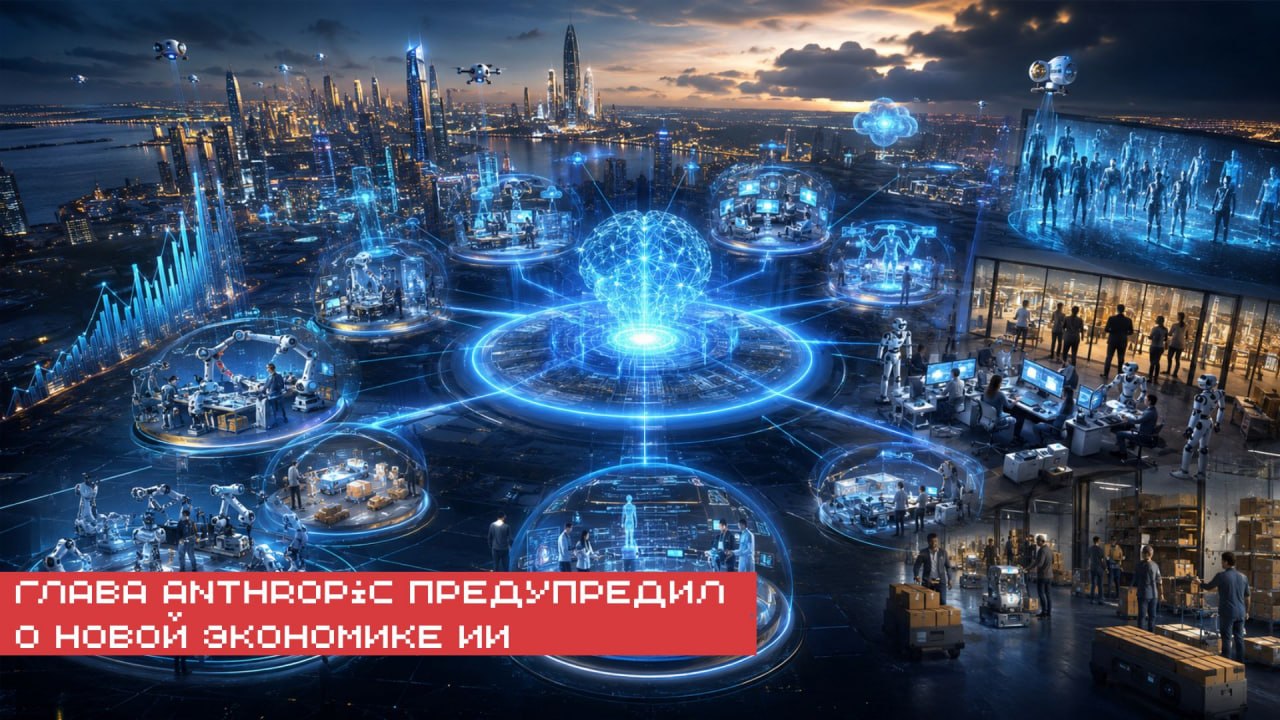 ✅ Генеральный директор Anthropic Дарио Амодеи считает, что искусственный интеллект…