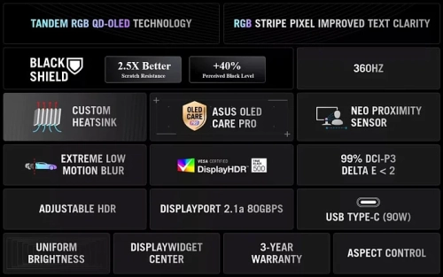 Монитор ASUS ROG Swift OLED PG34WCDN появился в продаже с ценником $1300