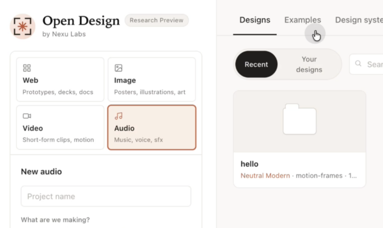 Claude Design в прошлом — вышел бесплатный Open Design, превращающий любого ИИ-агента в полноценного дизайнера.