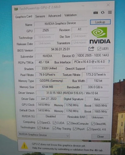 Производительность инженерного образца GeForce RTX 3050 Ti прилично превосходит RTX 3050 Производительность инженерного образца GeForce RTX 3050 Ti прилично превосходит RTX 3050