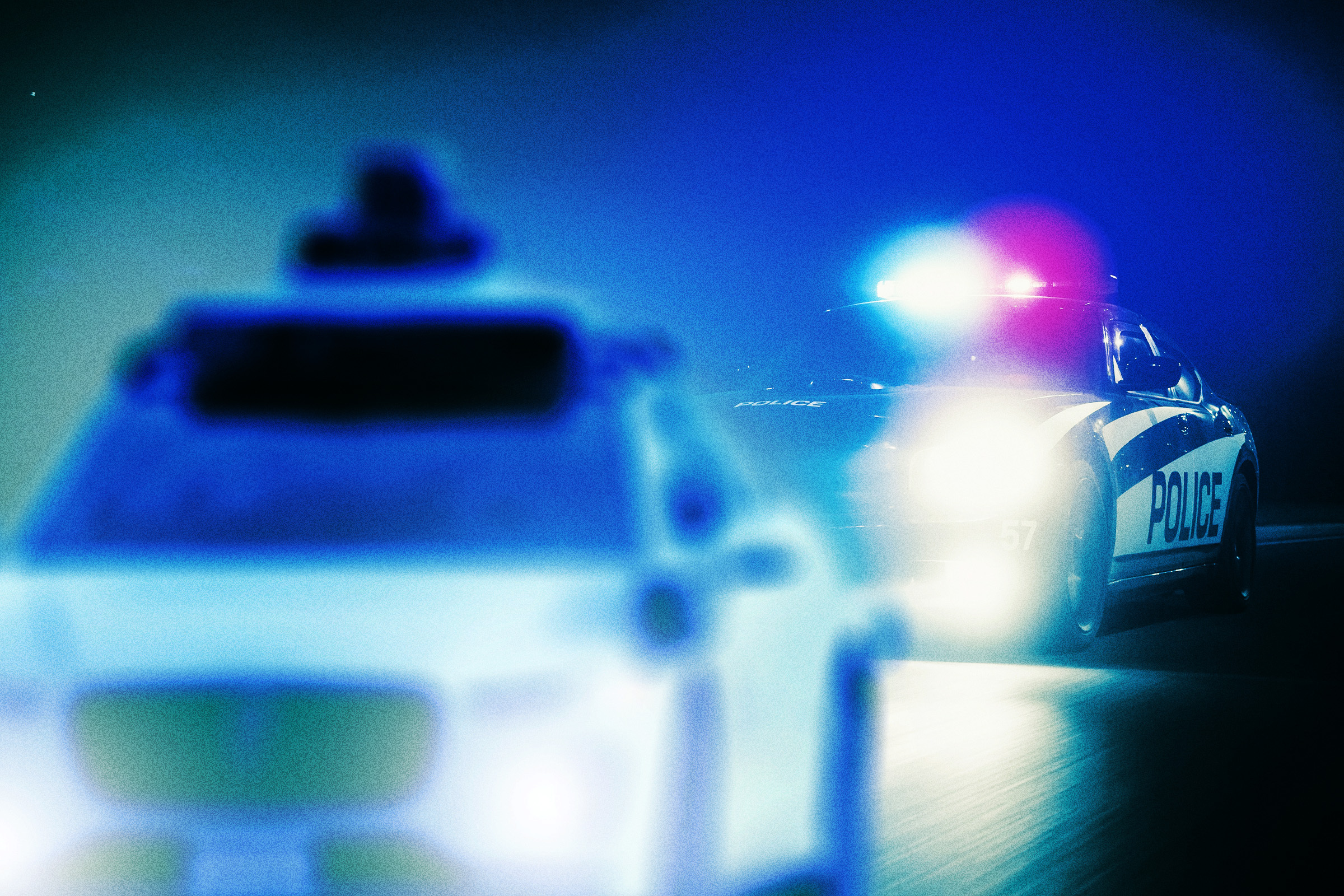 waymo pulled cars freeway fled police