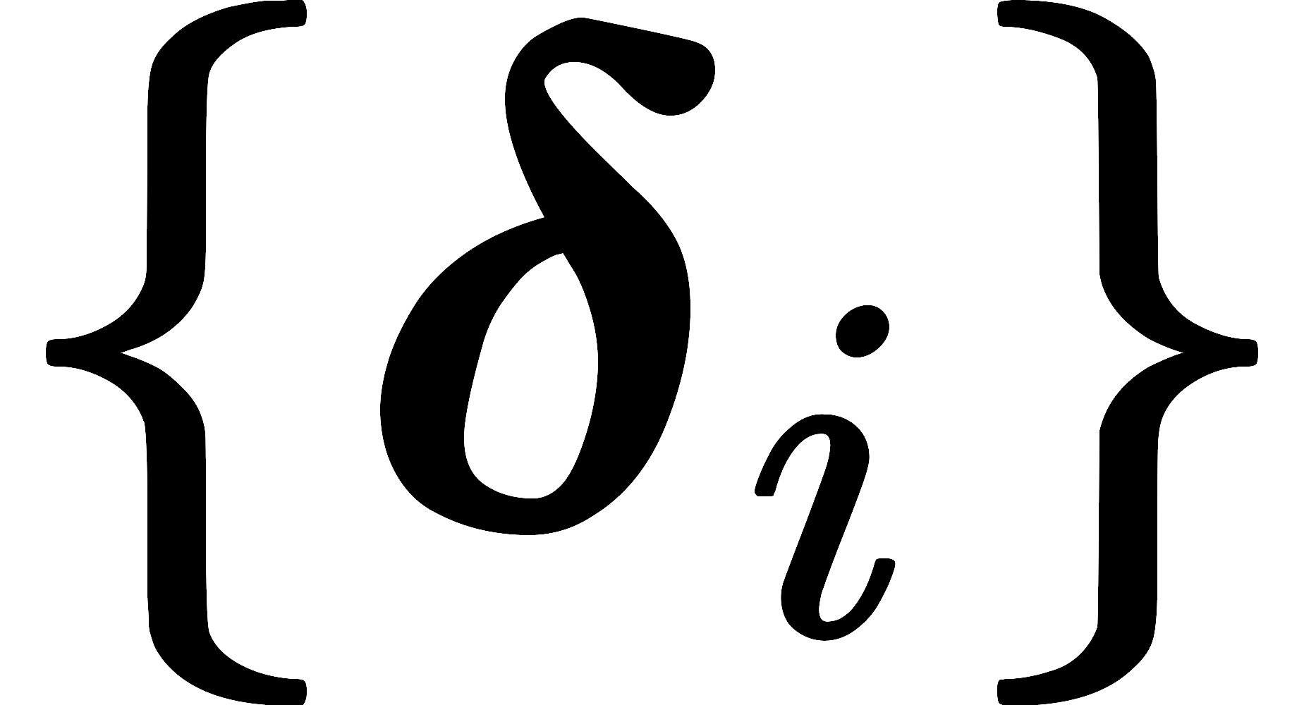 {boldsymbol{delta}_i}