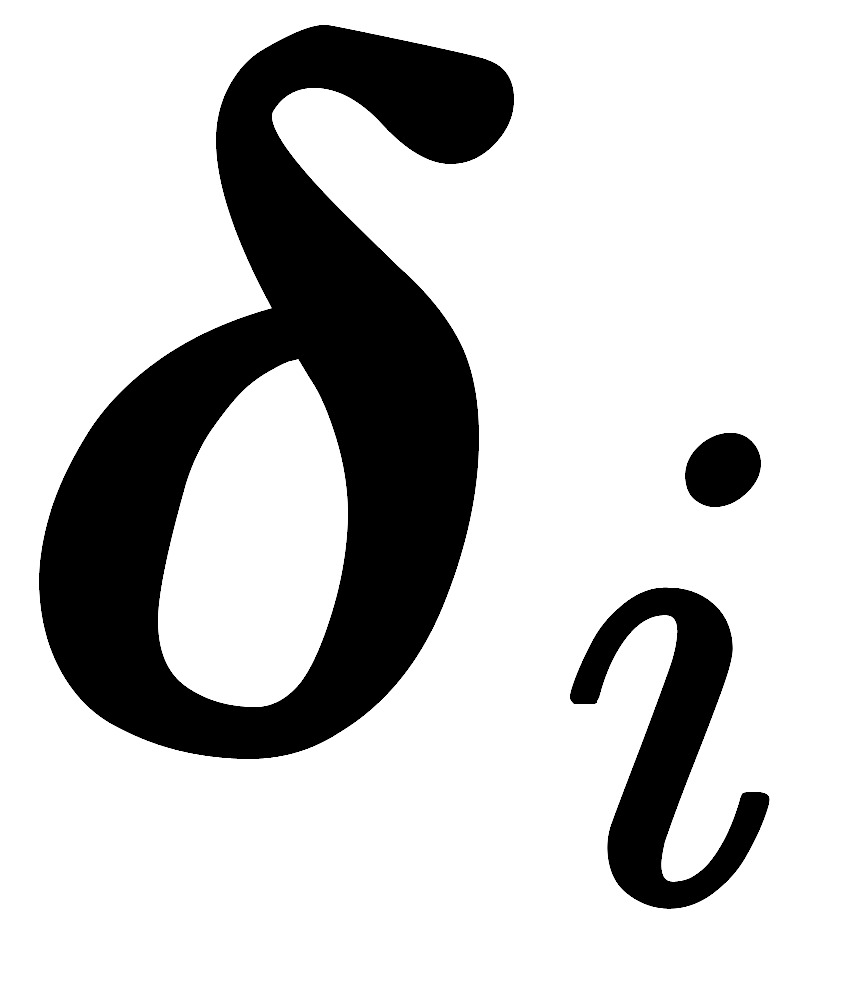 boldsymbol{delta}_i