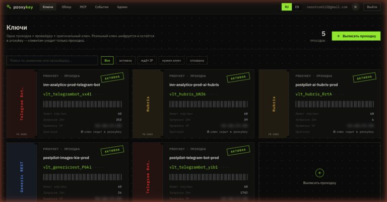 Ваш API-ключ утечёт. Как сделать так, чтобы это ничего не стоило