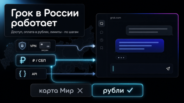Грок в России работает. Как зайти, оплатить и не переплатить