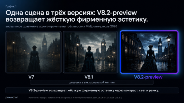 Мид джорень нейросеть: Midjourney V8.2 уже в превью - редактирование по референсу
