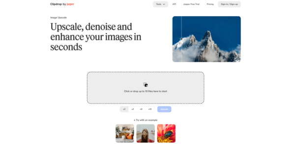 Clipdrop Image Upscaler