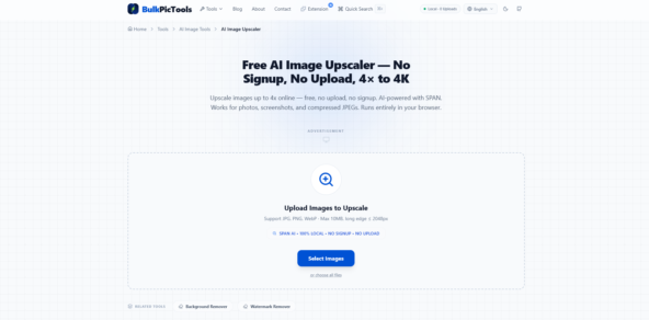 BulkPicTools (AI Image Upscaler)