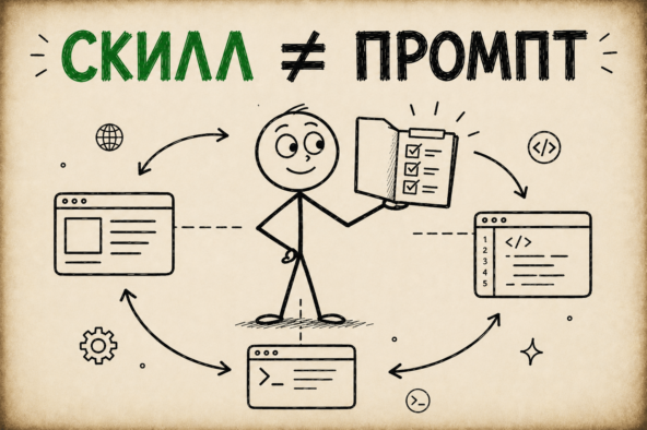 Скиллы для AI агентов: как перестать объяснять нейросети одно и то же