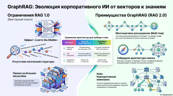 Knowledge Graphs + RAG: как графы знаний спасают корпоративные данные от деградации контекста 2 Knowledge Graphs + RAG: как графы знаний спасают корпоративные данные от деградации контекста