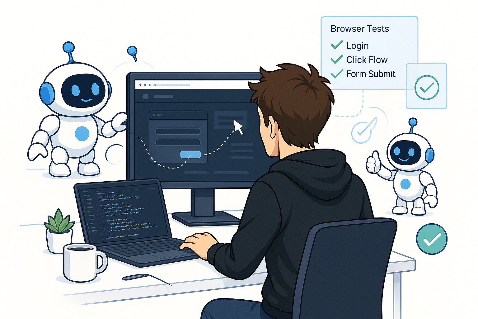 Как запустить сквозные тесты с помощью Claude Code