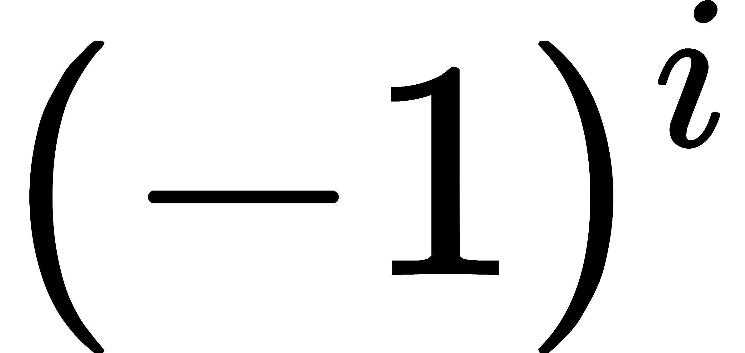 (-1)^i
