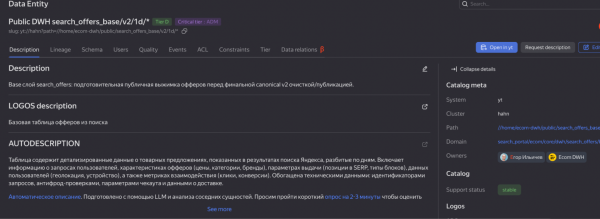 В описании формируется заголовок таблицы, краткое описание, ниже — ссылка на опрос о качестве В описании формируется заголовок таблицы, краткое описание, ниже — ссылка на опрос о качестве