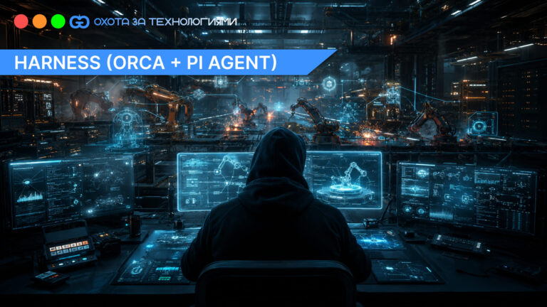 Харнесс, который мы заслужили: как я собираю AI-систему для разработки SaaS (orca + pi agent)