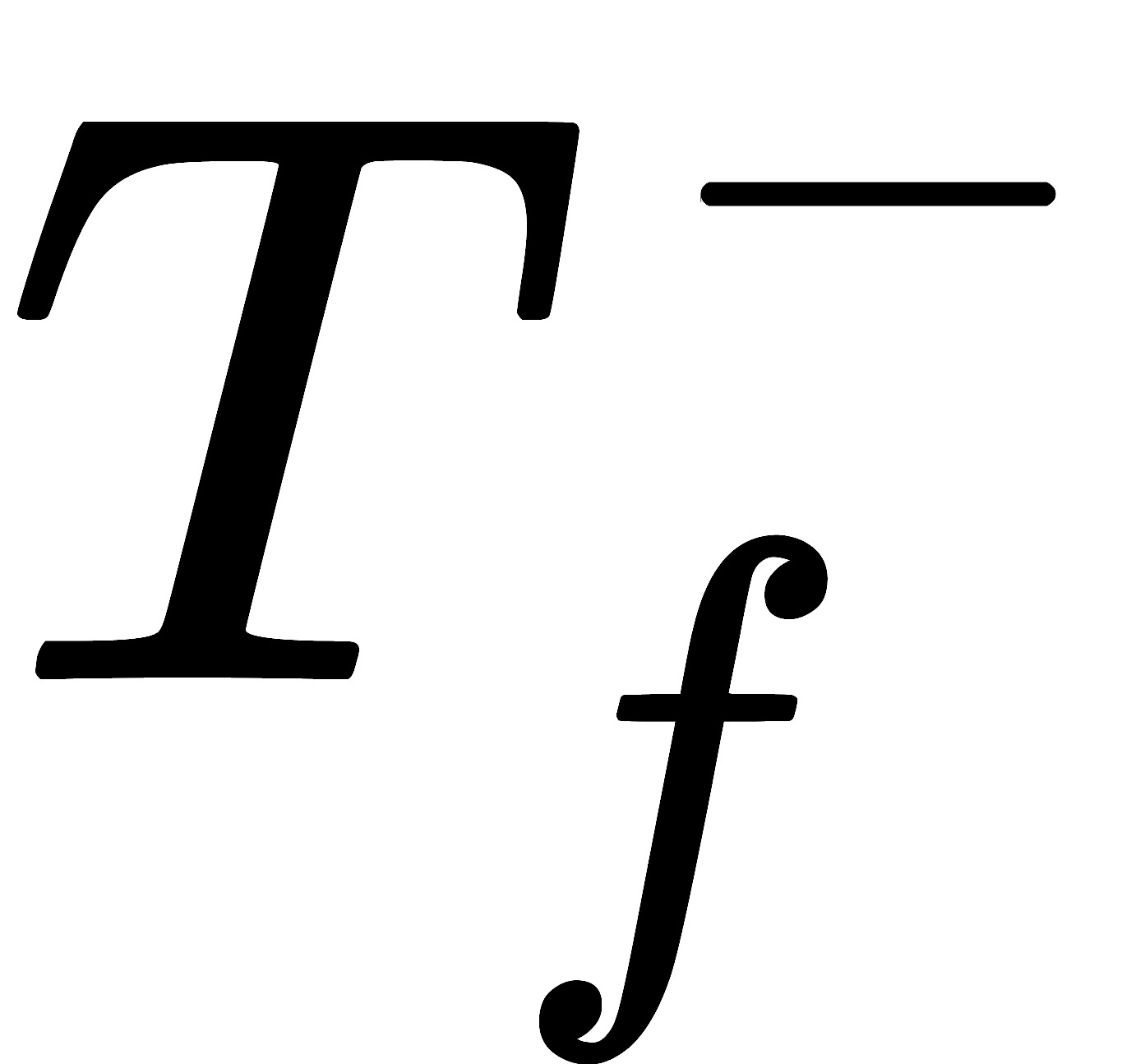 T_f^-