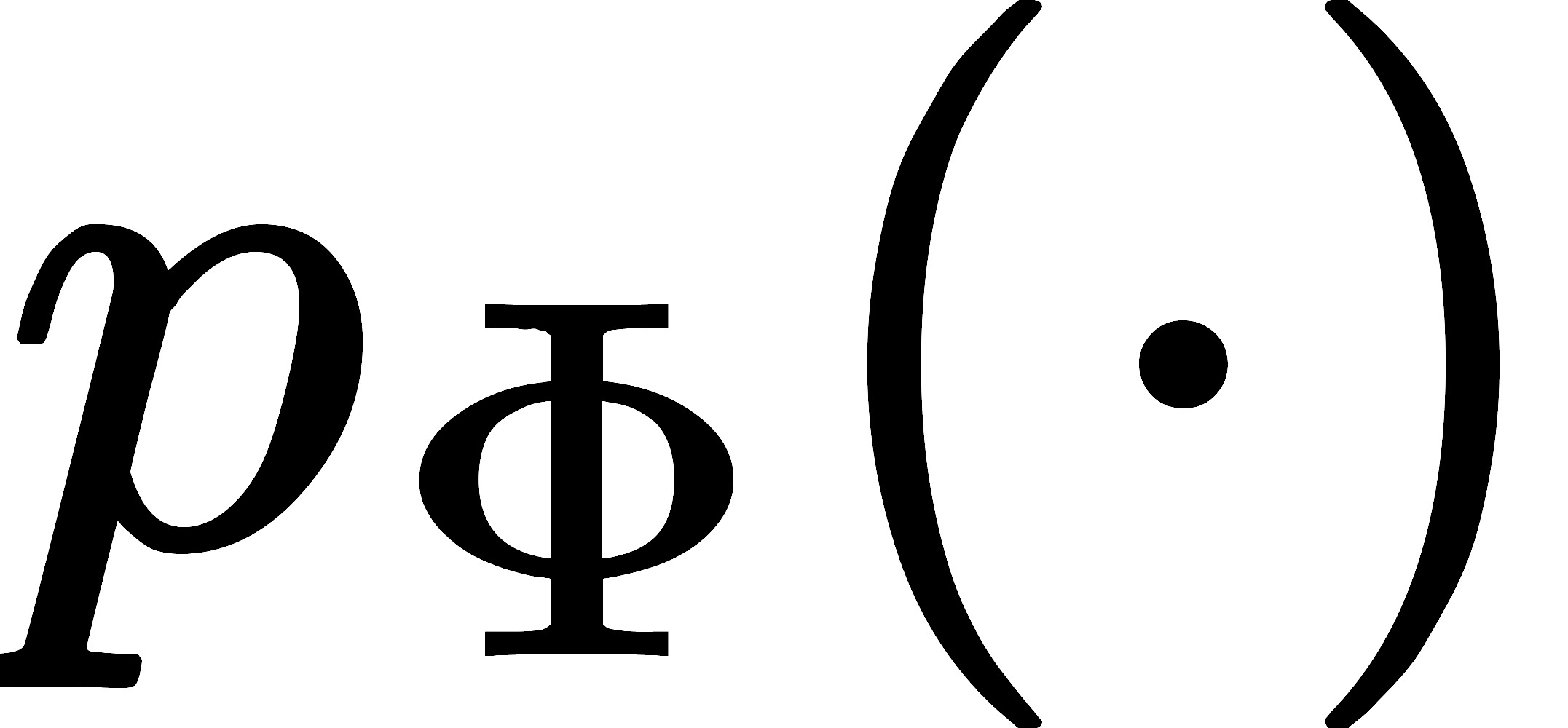 p_Phi(cdot)