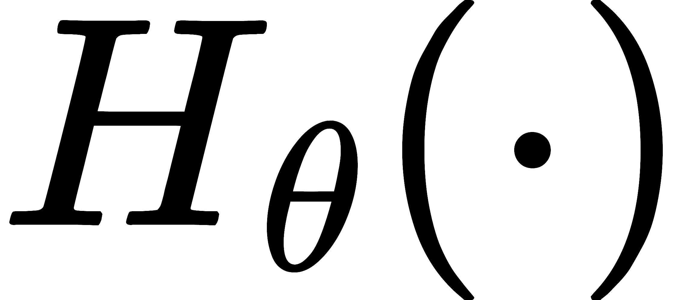 H_theta(cdot)