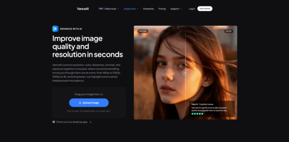 VanceAI Image Enhancer