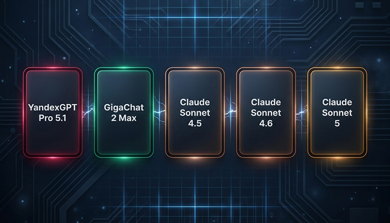 Сравниваем LLM, 12 тестов для среднего класса: три Sonnet против GigaChat 2 MAX и YandexGPT Pro 5.1