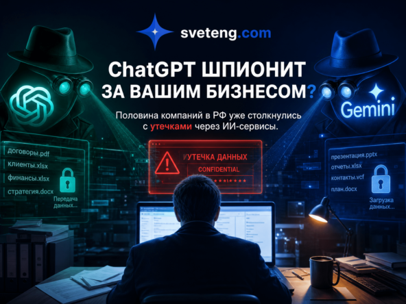 ChatGPT шпионит за вашим бизнесом? Половина компаний в РФ уже столкнулись с утечками через ИИ-сервисы 2 ChatGPT шпионит за вашим бизнесом? Половина компаний в РФ уже столкнулись с утечками через ИИ-сервисы