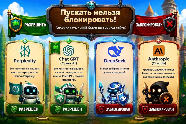Пускать нельзя блокировать: приносят ли ИИ-чат боты клиентов на Ваш сайт? Как ИИ ассистенты посещают сайт…