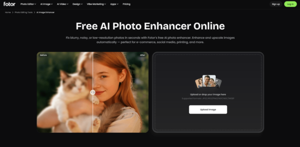Fotor AI Image Enhancer
