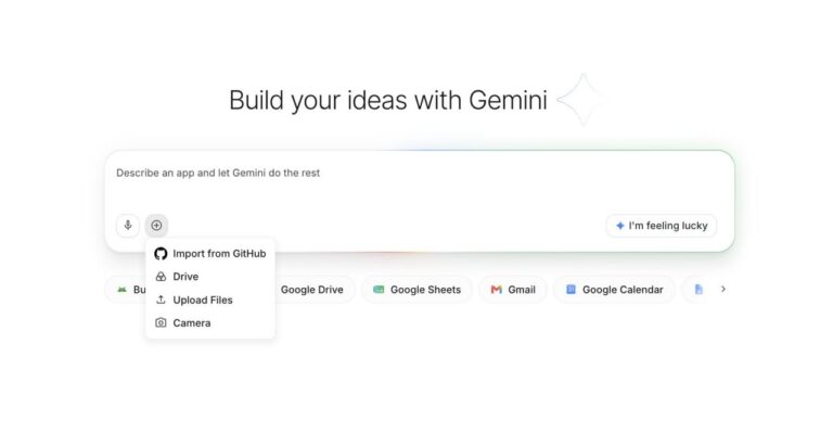 Google AI Studio научился импортировать проекты с GitHub