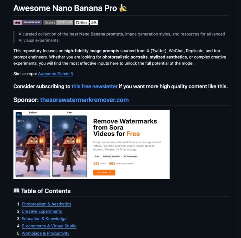 Нашли гигантский сборник готовых промтов для Nano Banana — просто…