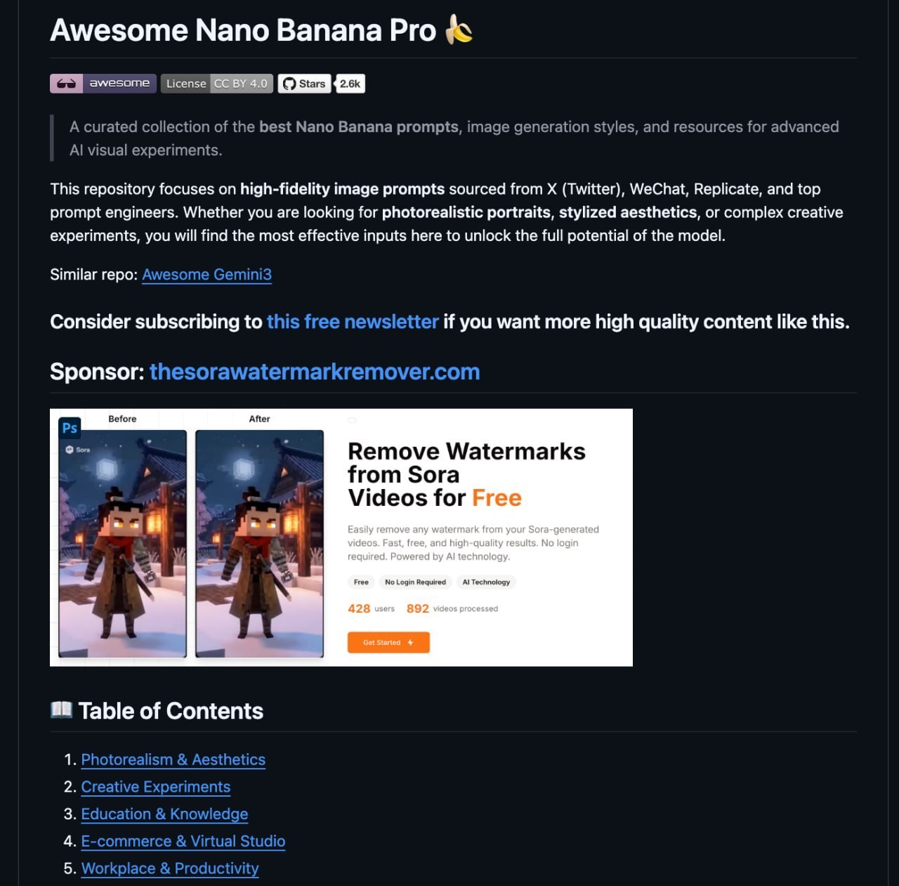 Нашли гигантский сборник готовых промтов для Nano Banana — просто…