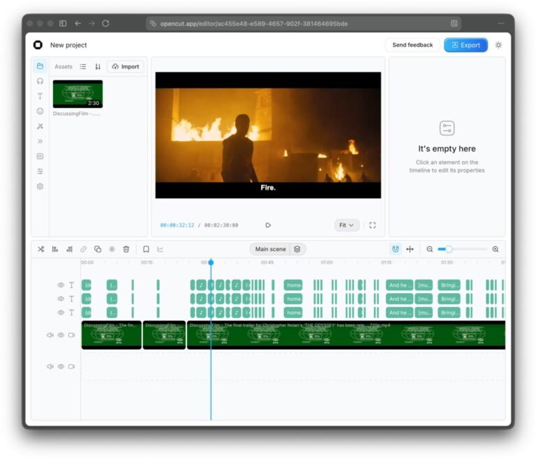 Появилась бесплатная замена CapCut — опенсорсный OpenCut. Работает прямо в…