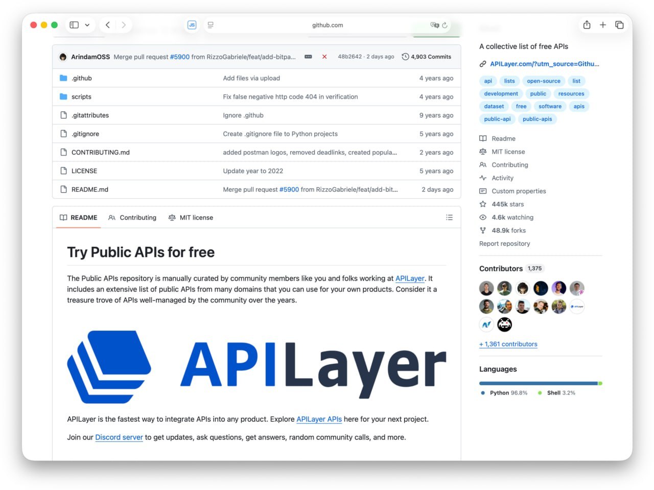 Полезное для разработчиков — на GitHub собрали огромный каталог бесплатных…
