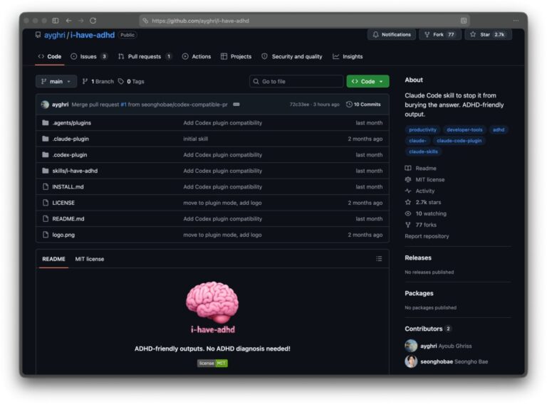 Делаем агентов СДВГ-френдли: появился скилл i-have-adhd для Claude Code и…