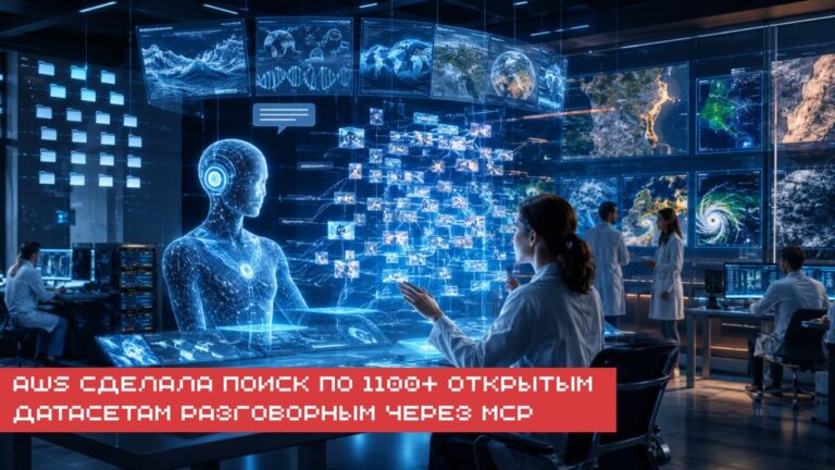 ‼ AWS выпустила открытый MCP-сервер для Registry of Open Data…