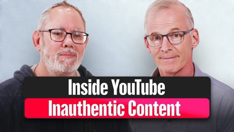 YouTube ужесточает контроль за «неаутентичным контентом» В этом видео детально…