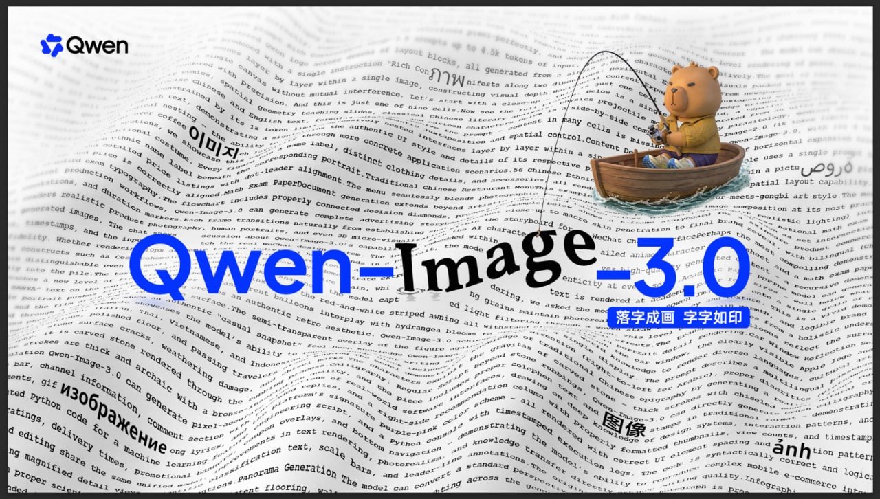 Китайцы выкатили нового убийцу Nano Banana — Qwen-Image-3.0 . Новая модель…