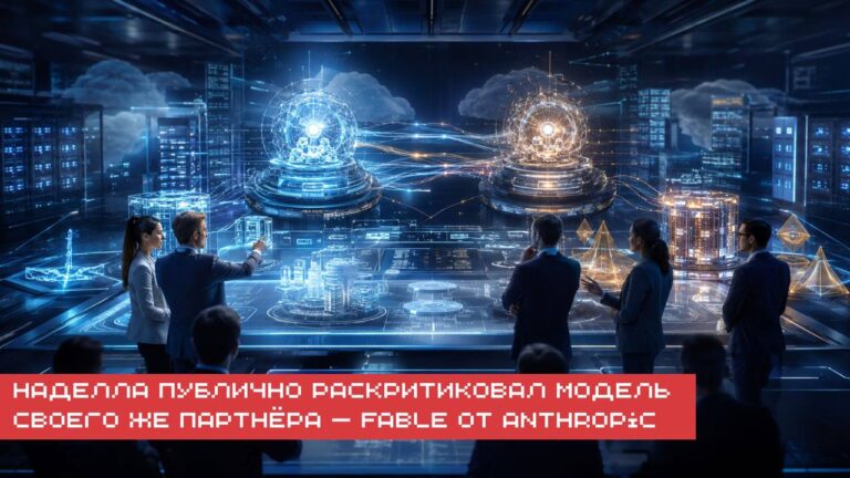 Странная ситуация в отношениях крупных ИИ-игроков: CEO Microsoft Сатья…
