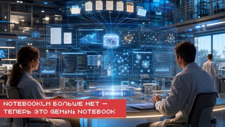 Google переименовал NotebookLM в Gemini Notebook и заодно подтянул…
