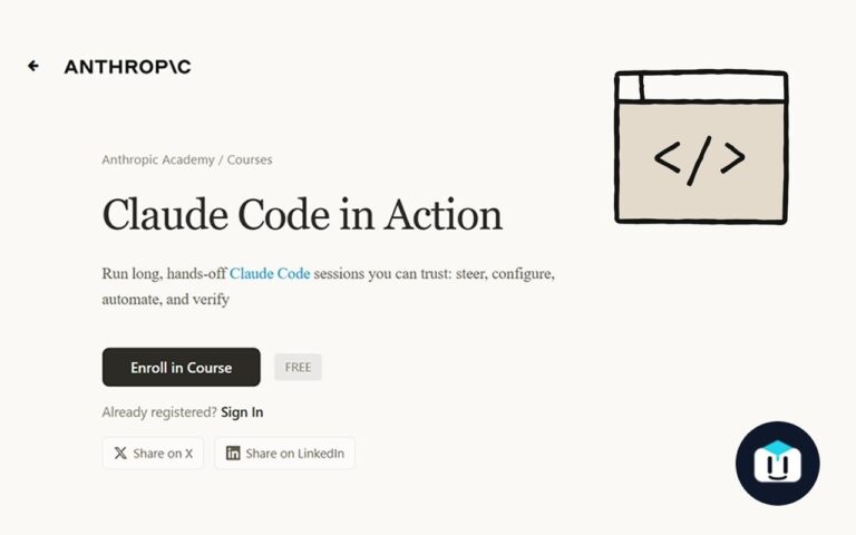 Anthropic обновила бесплатный курс по Claude Code Теперь в нём 9…