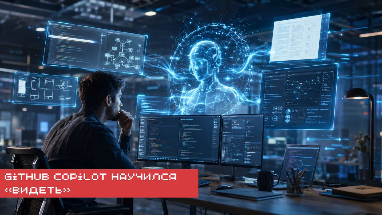 🪟 GitHub открыл функцию Copilot Vision для всех — теперь…