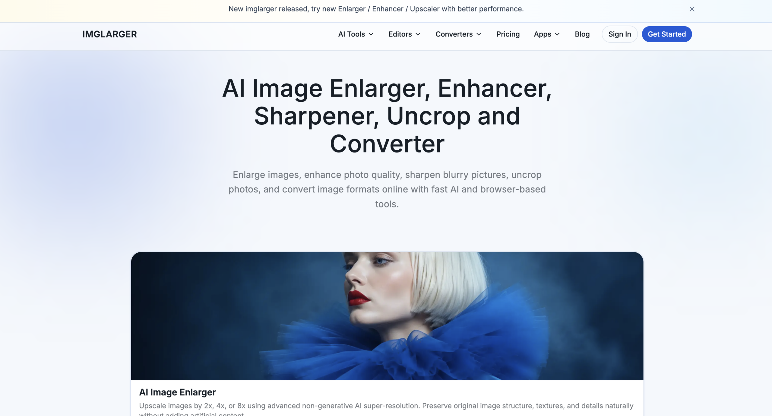 AI Image Enlarger