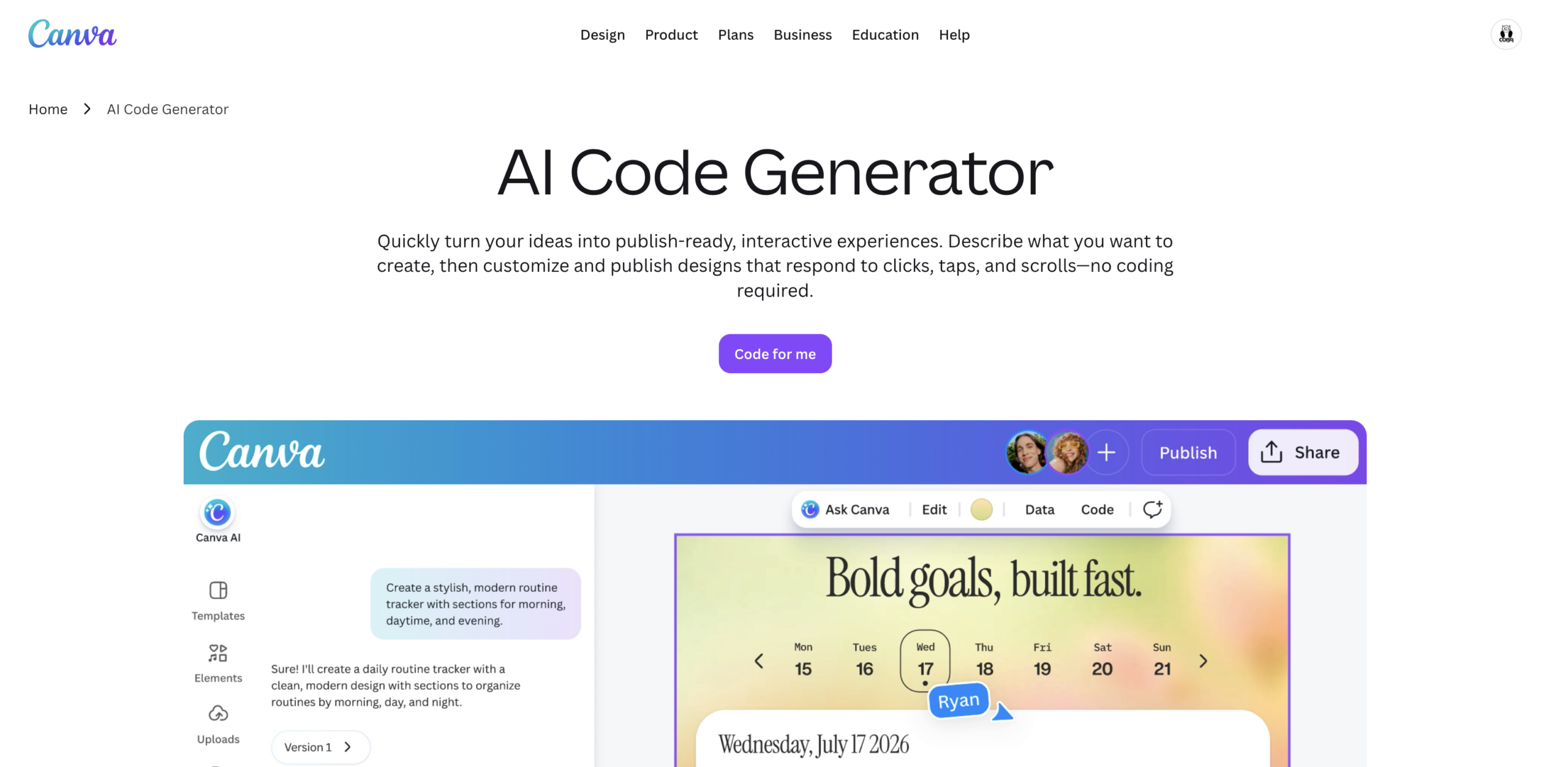 Canva открыла доступ к Canva Code 2.0 для всех пользователей…