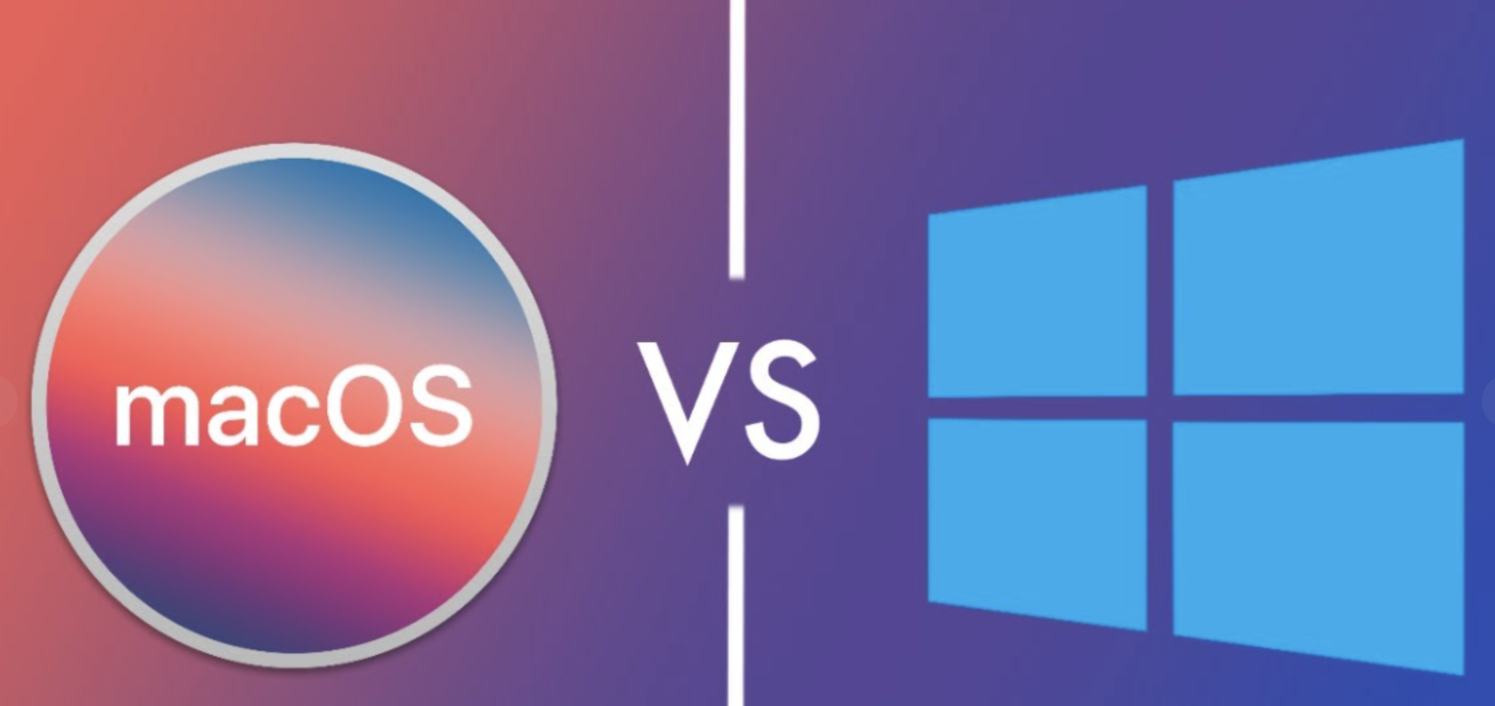 Сравнение терминала Windows PowerShell и macOS Terminal рядом