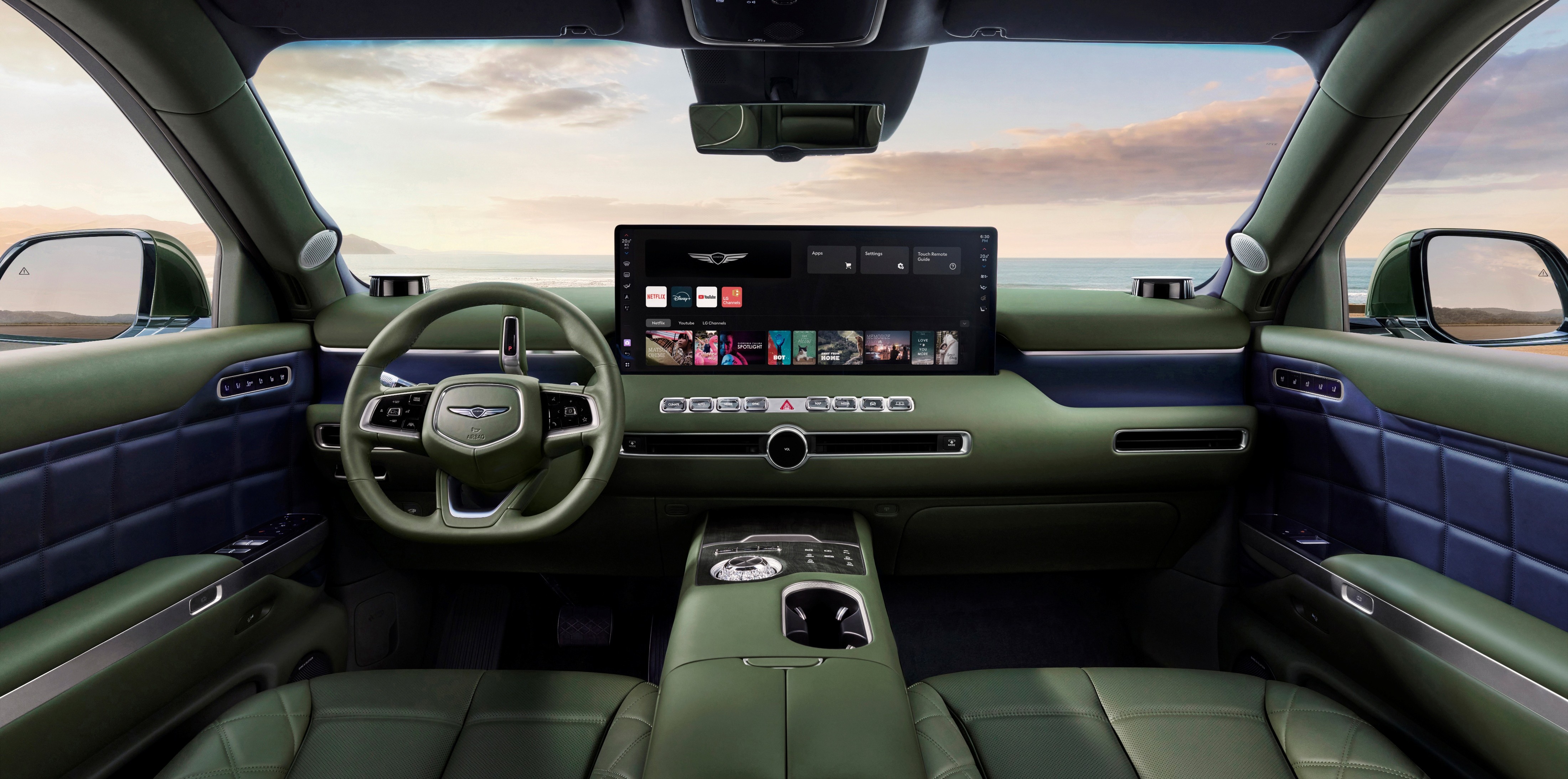 Интерьер Genesis GV90.